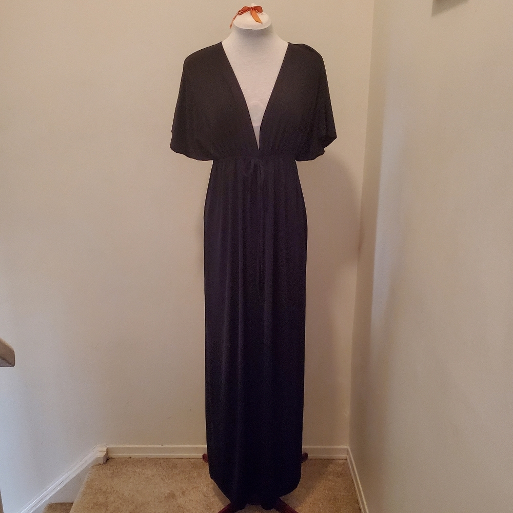 The Sisters Black Maxi Dress XL EUC